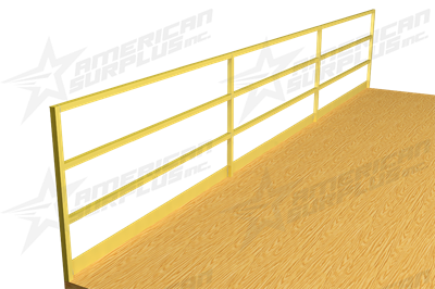 Used Mezzanine 3 Rail Hand Railing
